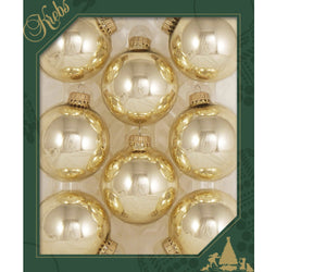 Tiffany Gold Ornaments (2.625")