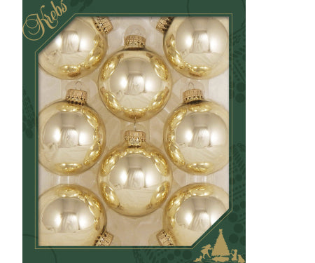 Tiffany Gold Ornaments (2.625
